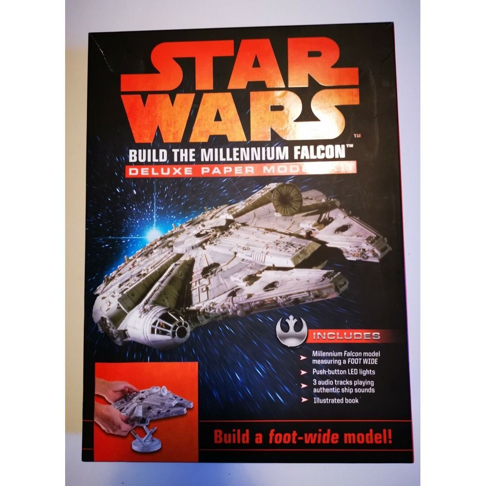 Star Wars Build The‎ Millennium Falcon Paper Model kit Deluxe